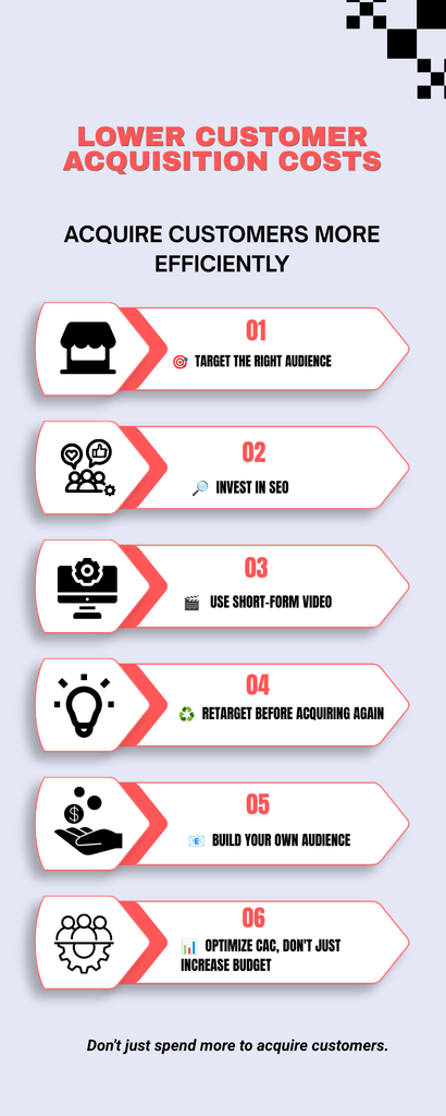 red white and grey modern business growth infographic